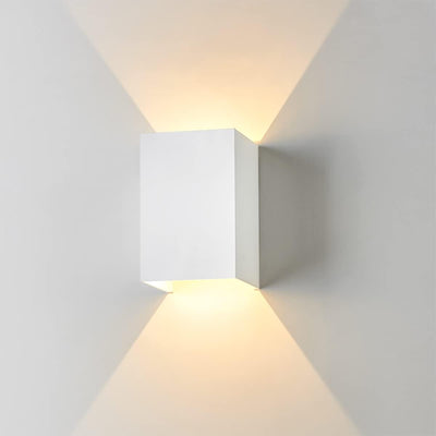 Lampa LED 12W de perete moderna Exterior/Interior, IP65 Aplica LED impermeabil pentru alee, gradina, sufragerie, dormitor, hol, scara (alb/alb natural)