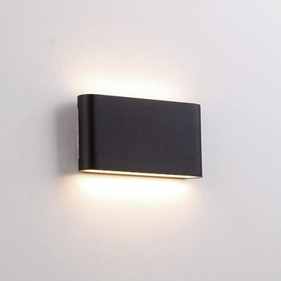 Aplica LED, aluminiu, 12 W, rezistenta la apa, alb, IP65