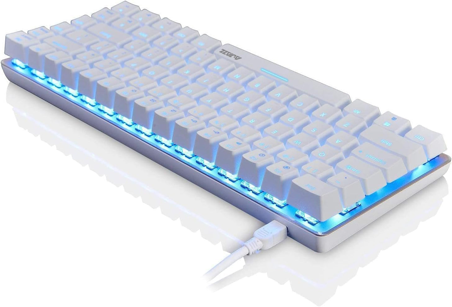 Tastatura mecanica Ajazz AK33, compacta cu 82 de taste, comutator albastru, AK33, comutator albastru