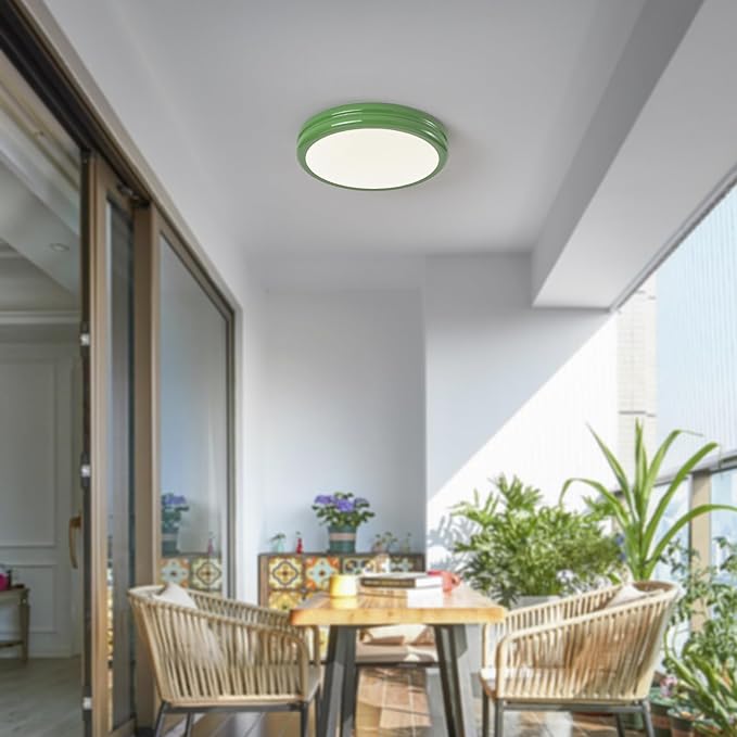 Plafoniera Rotunda Cu Led, 24w, Reglabila, 3000k, 4000k, 6000k, Cald, Rece, Verde, Pentru, Hol, Baie, Living, Bucatarie, Dormitor, 30 Cm