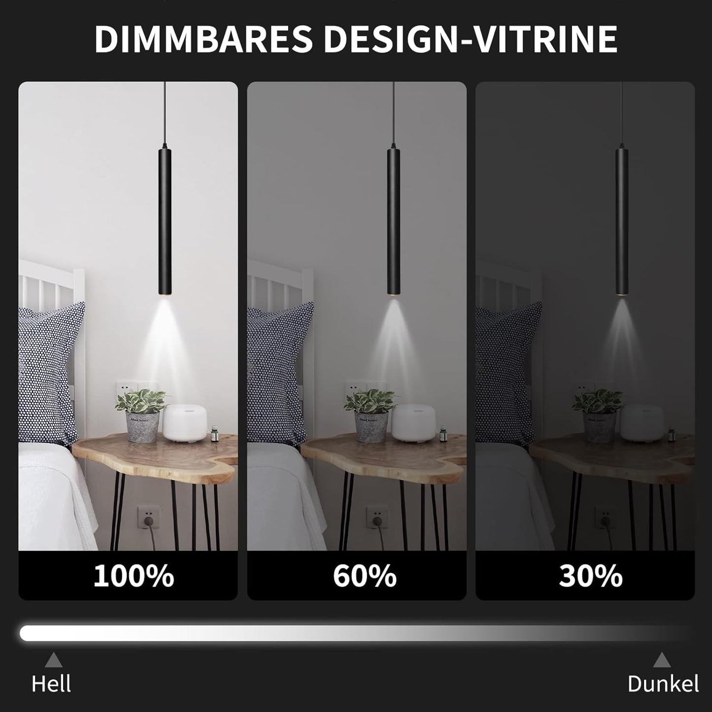 Lumina suspendata moderna,neagră, cu LED minimalistă (negru-1p, 10W)