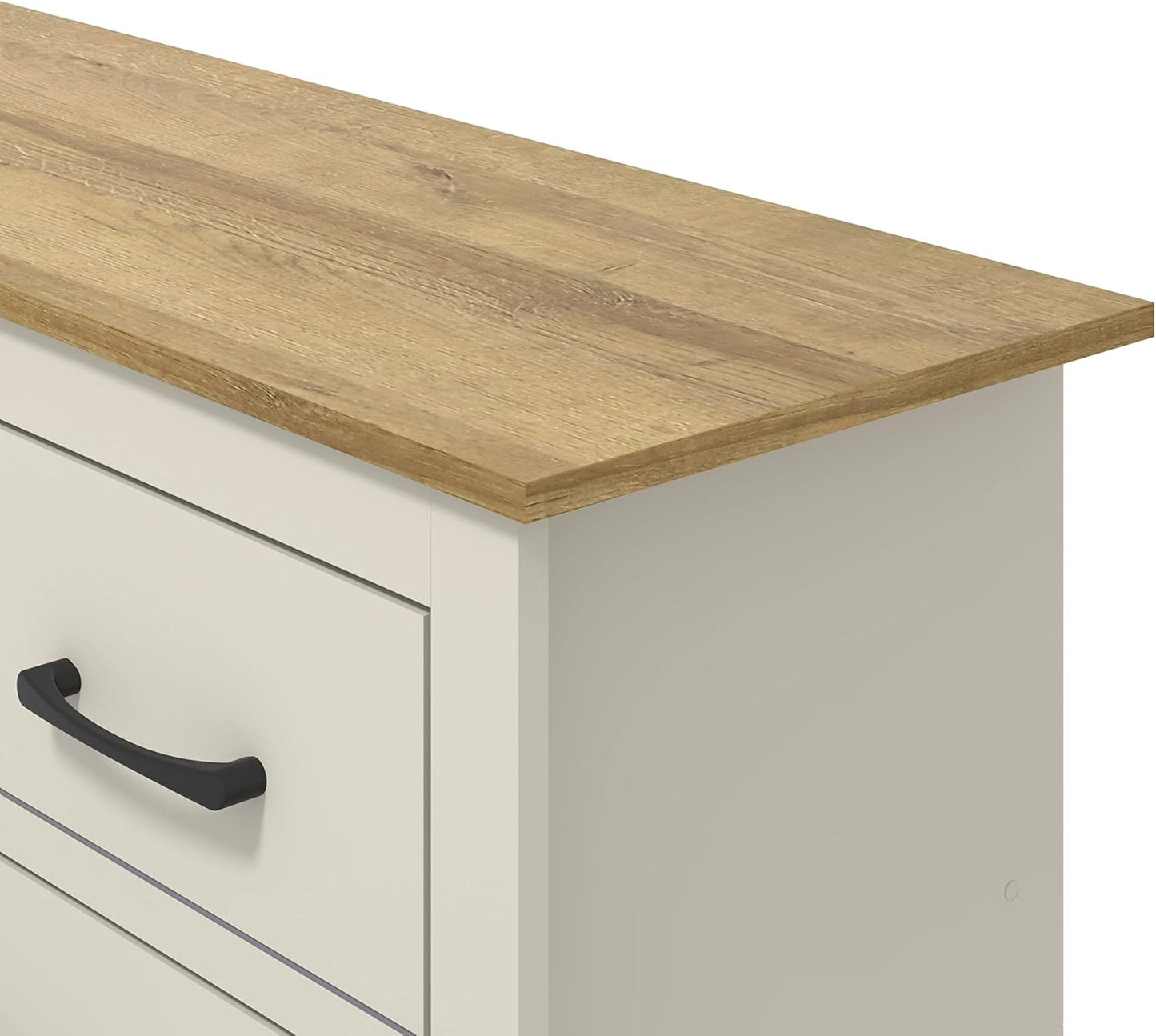 Oferta lunii Comodă Galano Gemstone 7 Organizator modern, dormitor, hol - Gri deschis