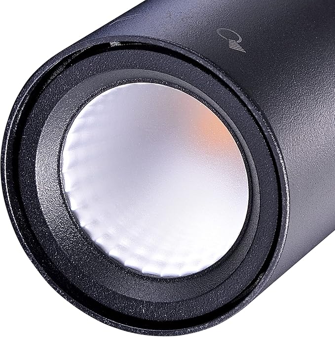 Spot LED de tavan 8 W, pachet de 2, diametru de montaj 60 mm, alb cald, 3000 K, unghi de fascicul 36°, pentru sufragerie, birou, comercial, receptie, hol, sala de sport, alb