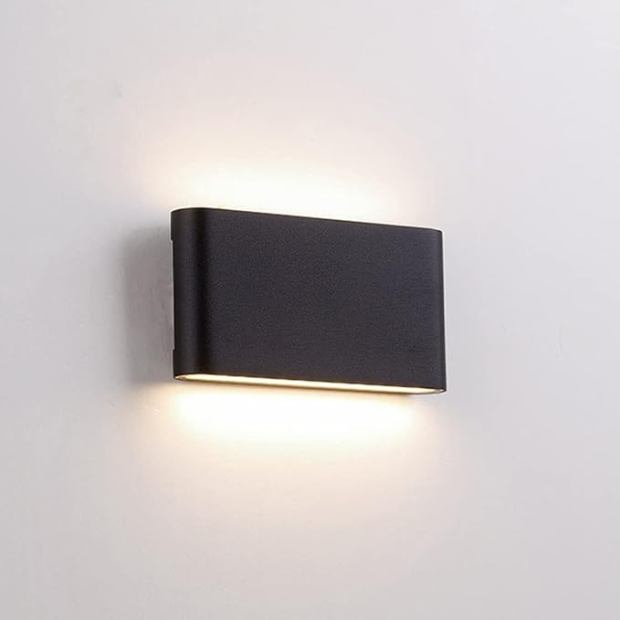 Aplica LED, aluminiu, 12 W, rezistenta la apa, alb, IP65