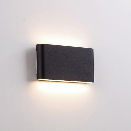 Aplica LED, aluminiu, 12 W, rezistenta la apa, alb, IP65