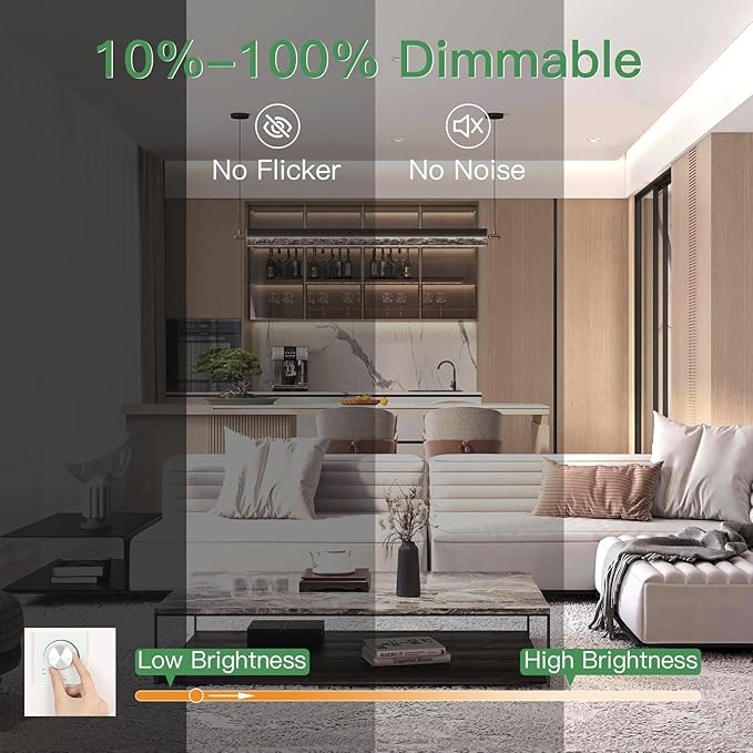 Spoturi LED Dexnump 230V ultraplat, 5W spoturi reglabile, 600LM IP44, LED pivotant pentru baie, bucatarie, living, tavan, set de 12 (alb rece 4000K)