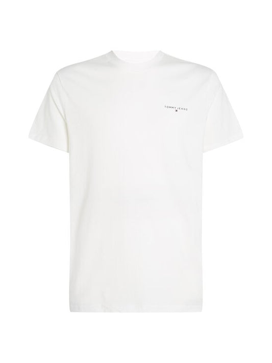 Tommy Jeans, Tricou slim fit din bumbac organic, Alb, 2XL